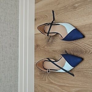Zara Trafaluc Tricolor D'Orsay Flats